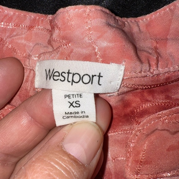 Westport Coral Tie-Dye Blouse - Picture 9 of 12